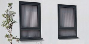 Dual aluminium tilt and turn windows