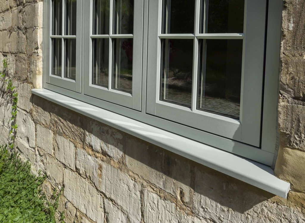 Residence collection window close up