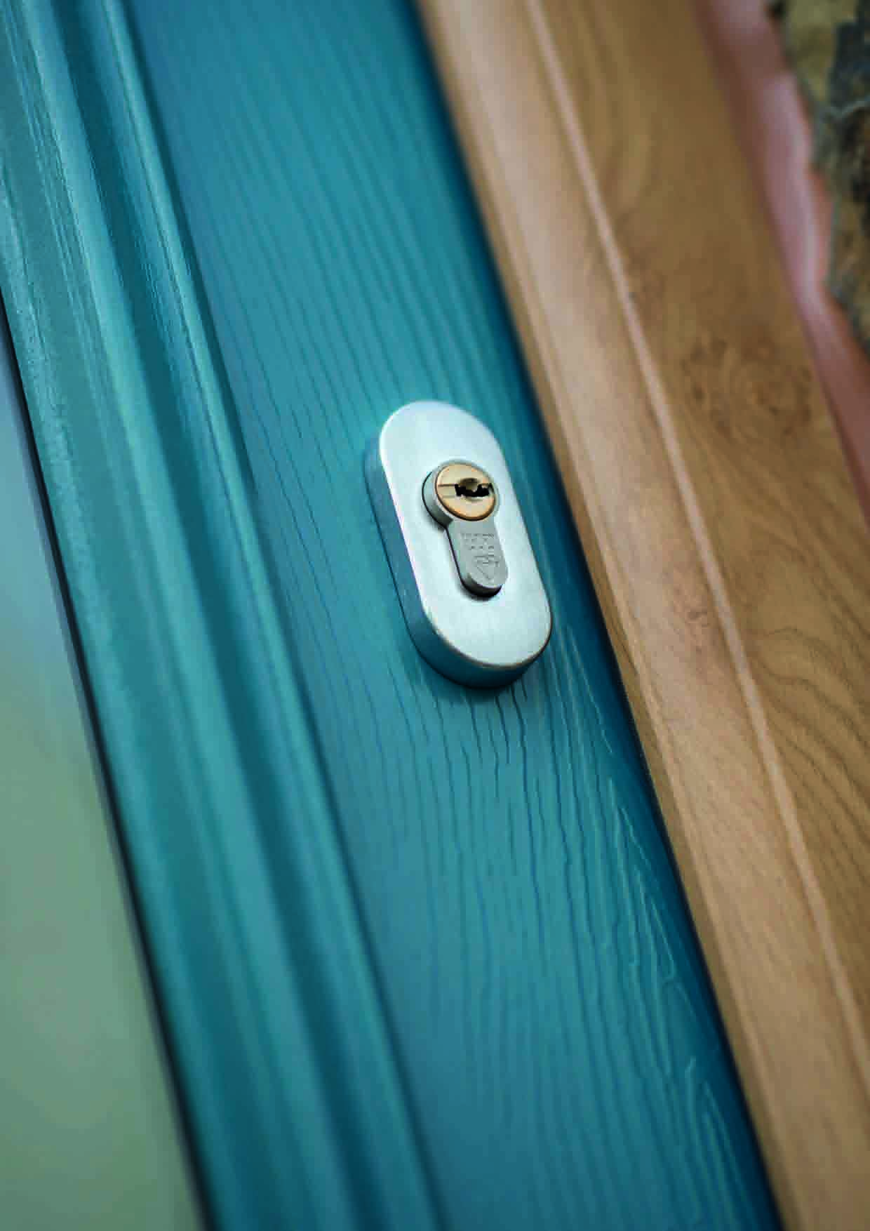 Composite door lock