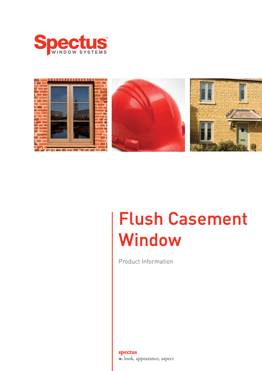 Spectus Flush casement window brochure